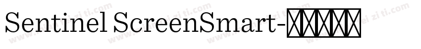 Sentinel ScreenSmart字体转换